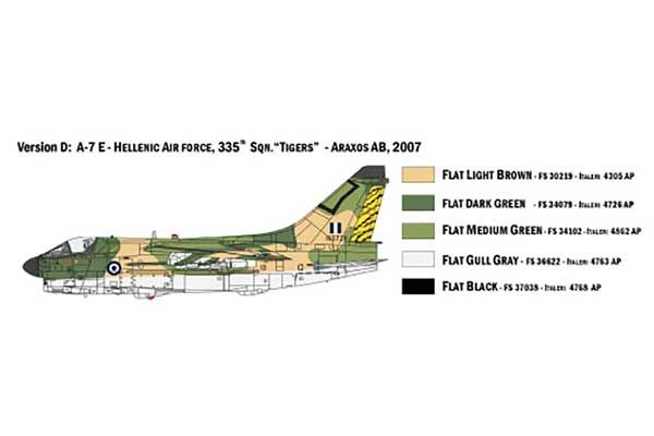 A-7E Corsair II (ITALERI 1411) 1/72