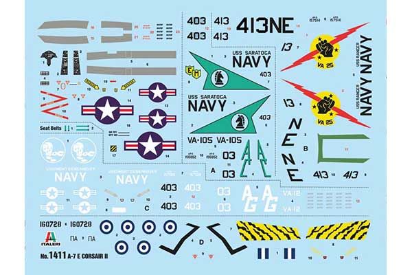 A-7E Corsair II (ITALERI 1411) 1/72