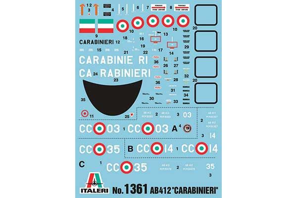 AB 412 Arma Dei Carabinieri (ITALERI 1361) 1/72