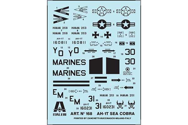 AH-1T Sea Cobra (ITALERI 0168) 1/72