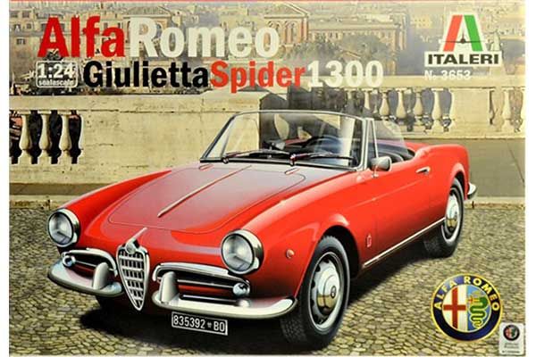 Alfa Romeo Giulietta Spider 1300 (ITALERI 3653) 1/24 Alfa Romeo Giulietta Spider 1300 (ITALERI 3653) 1/24