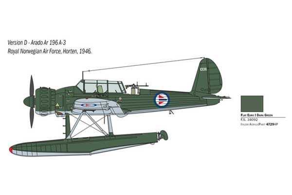 Arado AR 196 A-3 (ITALERI 2784) 1/48