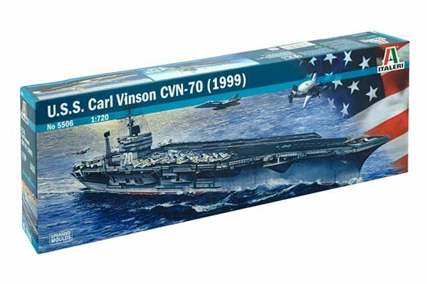 U.S.S. CARL VINSON CVN-70 (1999) (ITALERI 5506) 1/720