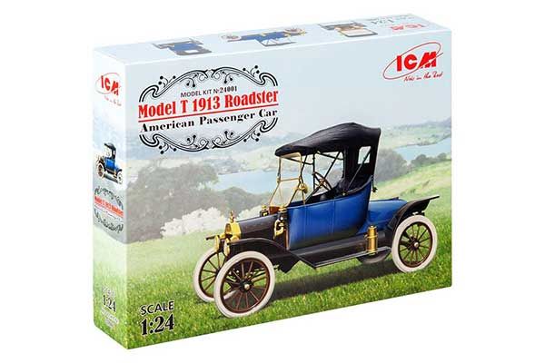 Ford Model T 1913 Roadster  (ICM 24001) 1/24