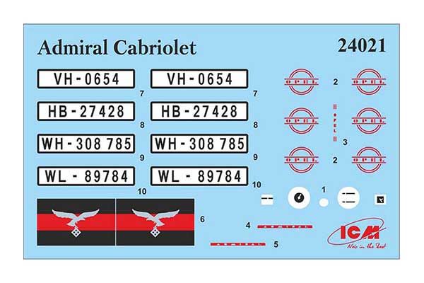 Opel Admiral - (ICM 24022) 1/24