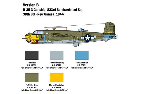 B-25G Mitchell (ITALERI 2787) 1/48