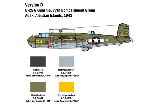 B-25G Mitchell (ITALERI 2787) 1/48