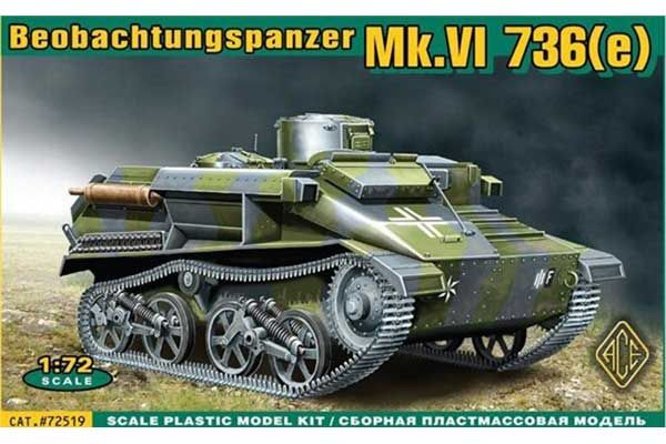 Beobachtungspanzer Mk.VI 736(e) (ACE72519) 1/72 Beobachtungspanzer Mk.VI 736(e) (ACE72519) 1/72
