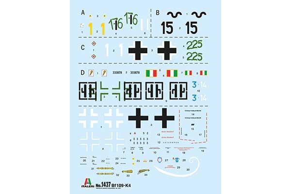 Bf 109 K-4 (ITALERI 2805) 1/48