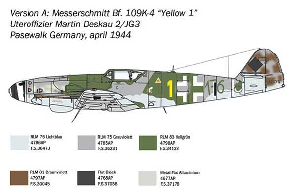 Bf 109 K-4 (ITALERI 2805) 1/48