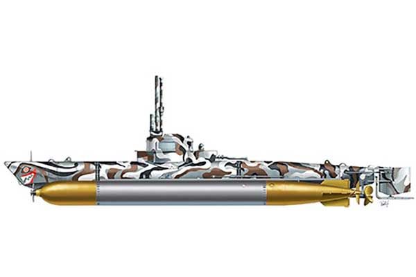 Biber Midget Submarine (ITALERI 5609) 1/35