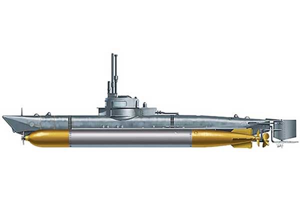 Biber Midget Submarine (ITALERI 5609) 1/35