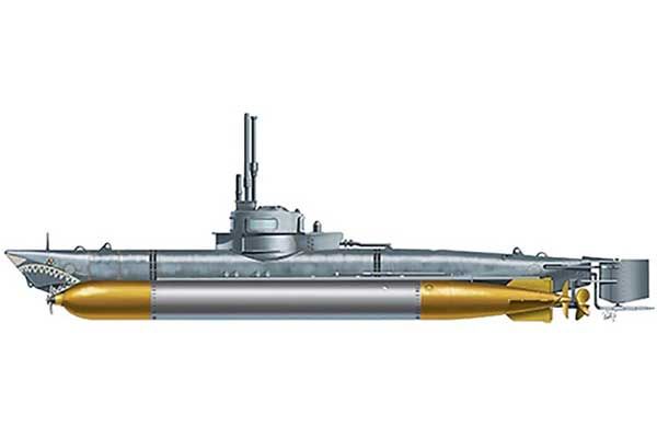 Biber Midget Submarine (ITALERI 5609) 1/35