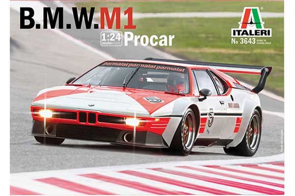 B.M.W. M1 Procar (ITALERI 3643) 1/24 B.M.W. M1 Procar (ITALERI 3643) 1/24