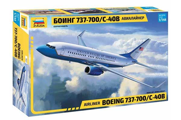 Boeing 737-700 C-40B (ZVEZDA 7027) 1/144