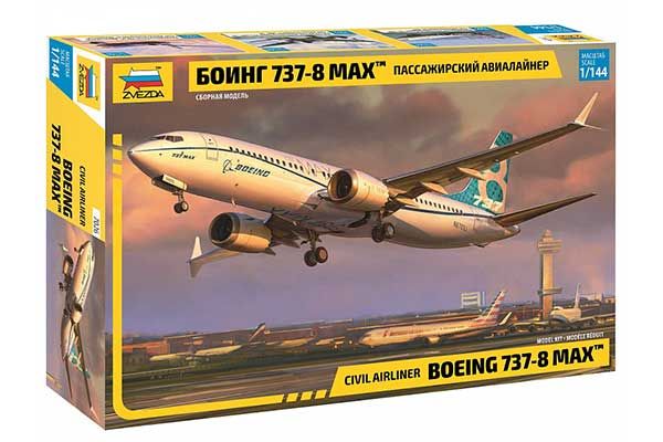 Boeing 737-8 MAX (ZVEZDA 7026) 1/144