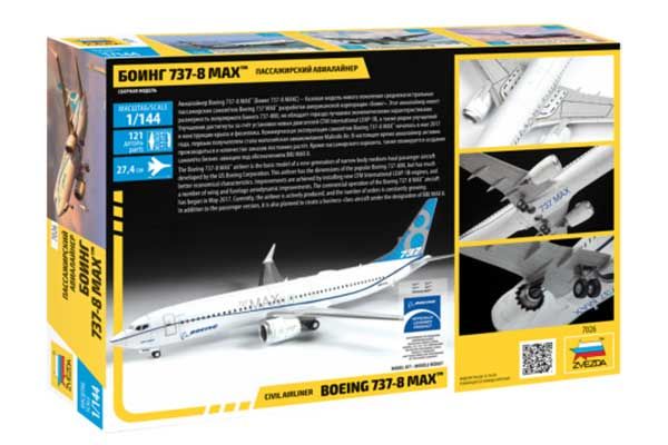 Boeing 737-8 MAX (ZVEZDA 7026) 1/144