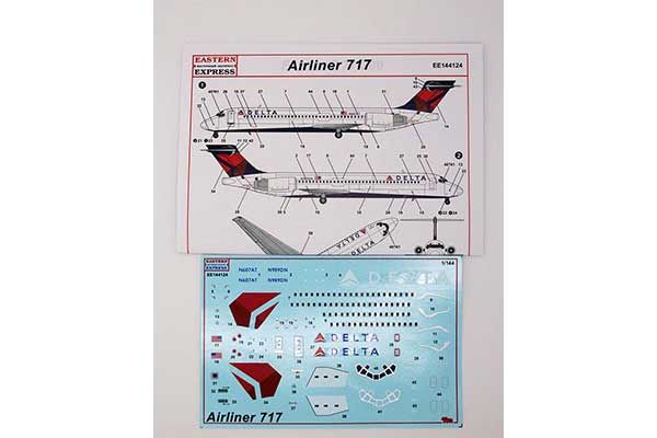 Boeing  B717 (Eastern Express 144124) 1/144