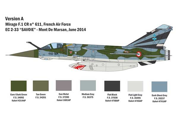 Bye-Bye Mirage F1 (ITALERI 2790) 1/48