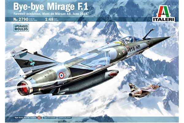 Bye-Bye Mirage F1 (ITALERI 2790) 1/48