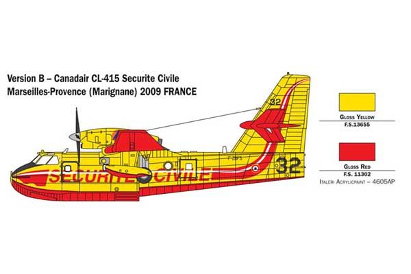 Canadair CL-415 (ITALERI 1362) 1/72