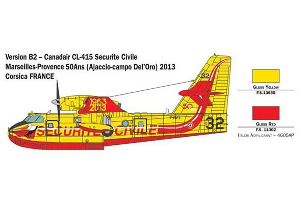 Canadair CL-415 (ITALERI 1362) 1/72