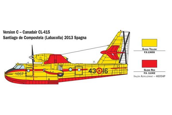 Canadair CL-415 (ITALERI 1362) 1/72