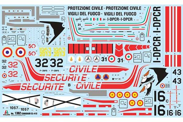 Canadair CL-415 (ITALERI 1362) 1/72
