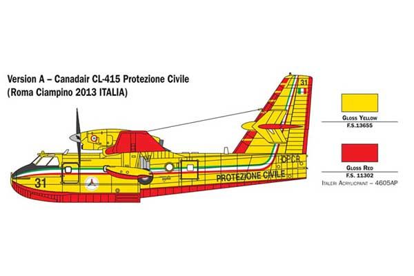 Canadair CL-415 (ITALERI 1362) 1/72