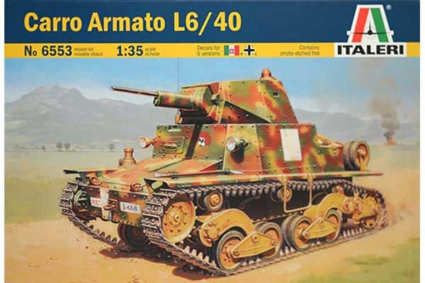 CARRO ARMATO L6/40 (ITALERI 6553) 1/35 CARRO ARMATO L6/40 (ITALERI 6553) 1/35