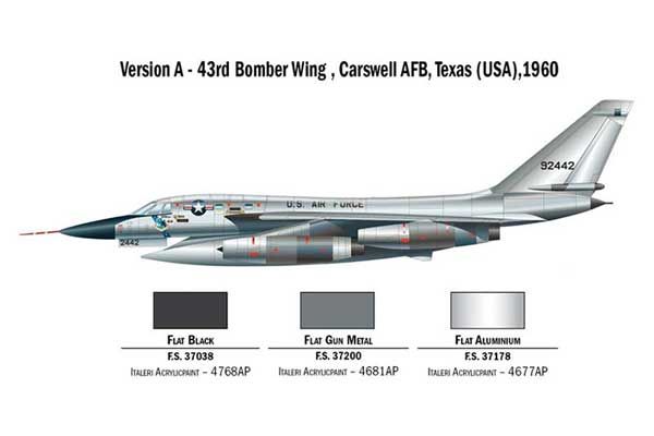 Convair B-58 Hustler (ITALERI 1142) 1/72