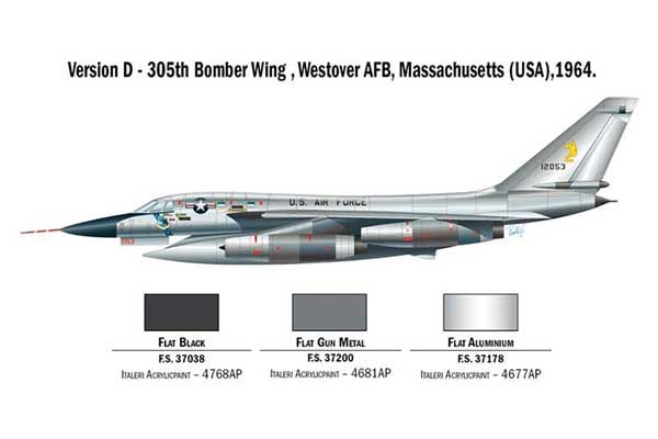 Convair B-58 Hustler (ITALERI 1142) 1/72