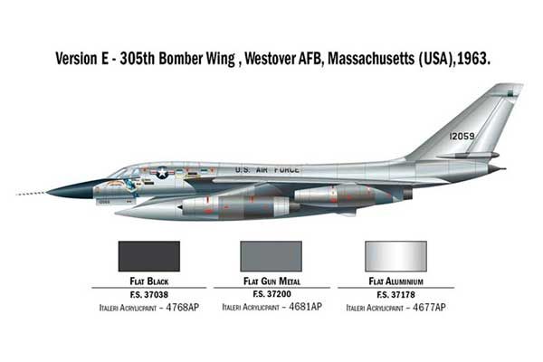 Convair B-58 Hustler (ITALERI 1142) 1/72