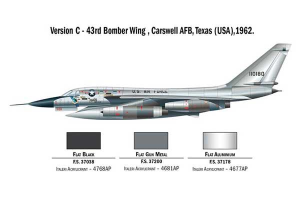 Convair B-58 Hustler (ITALERI 1142) 1/72