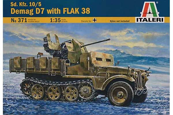 Demag D7 с пушкой Flak 38 (ITALERI 0371) 1/35 Demag D7 с пушкой Flak 38 (ITALERI 0371) 1/35