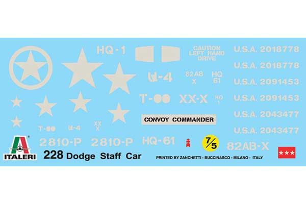 Dodge Staff Car WC56 (ITALERI 228) 1/35