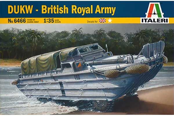 DUKW BRITISH ROYAL ARMY (ITALERI 6466) 1/35