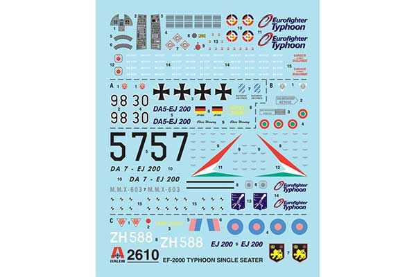 EF-2000 Typhoon (ITALERI 2610) 1/48