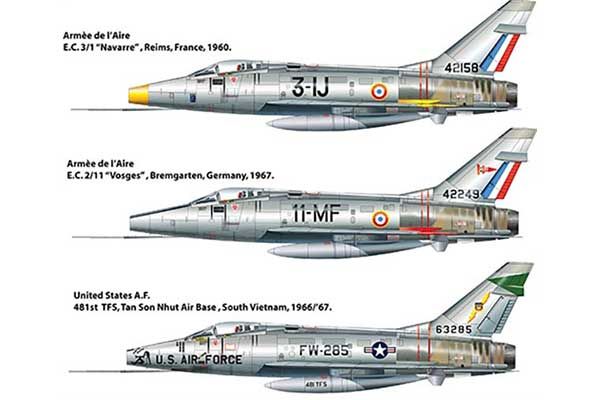 F-100 D Super Sabre (ITALERI 1299) 1/72