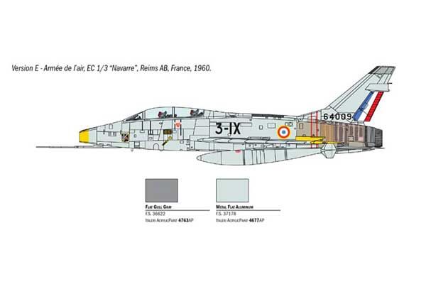 F-100 Super Sabre (ITALERI 1398) 1/72