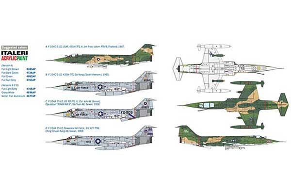 F-104 A/C Starfighter (ITALERI 2504) 1/32