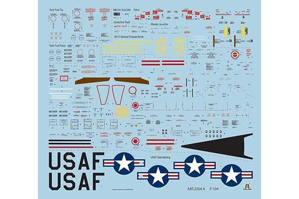 F-104 A/C Starfighter (ITALERI 2504) 1/32