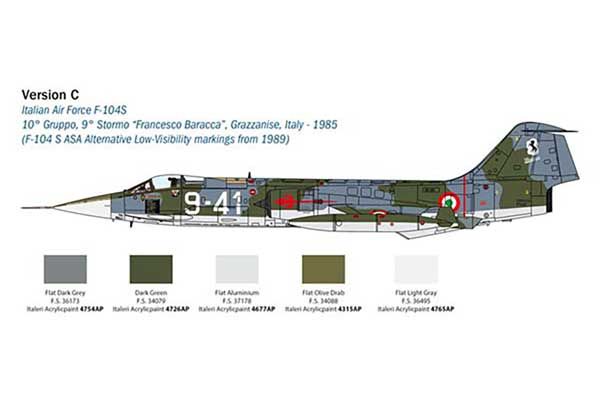 F-104 Starfighter G/S (ITALERI 2514) 1/32