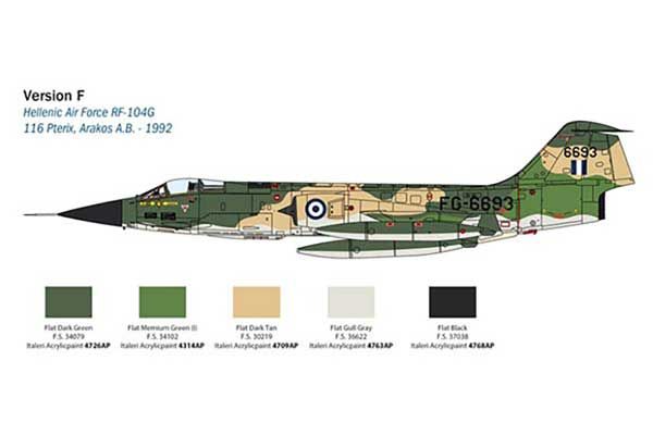 F-104 Starfighter G/S (ITALERI 2514) 1/32