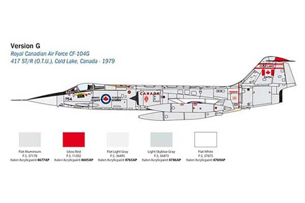 F-104 Starfighter G/S (ITALERI 2514) 1/32