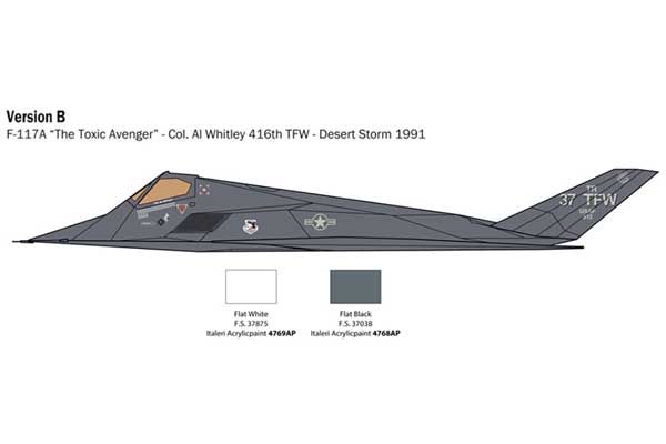 F-117 A Nighthawk (ITALERI 2750) 1/48