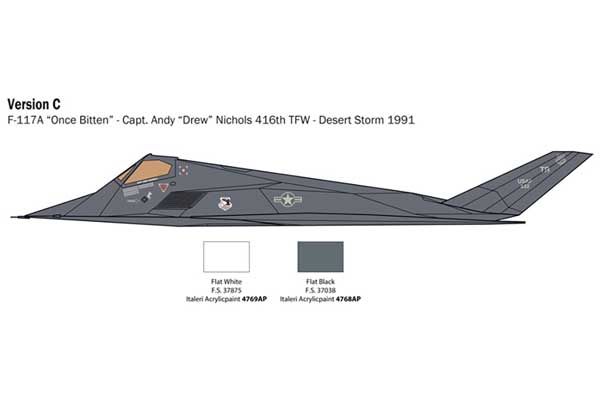 F-117 A Nighthawk (ITALERI 2750) 1/48