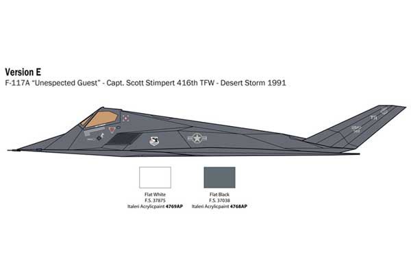 F-117 A Nighthawk (ITALERI 2750) 1/48