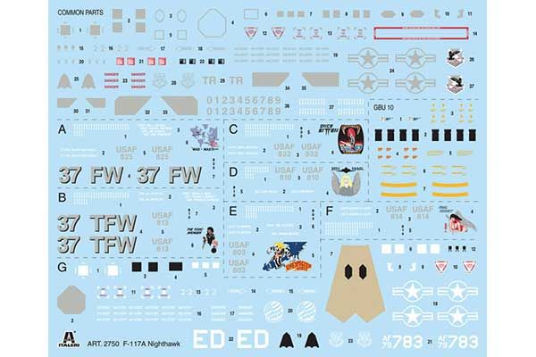 F-117 A Nighthawk (ITALERI 2750) 1/48