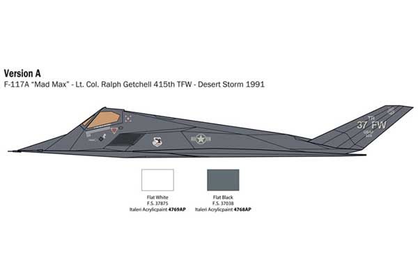 F-117 A Nighthawk (ITALERI 2750) 1/48